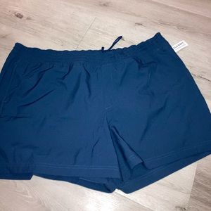 BNWT navy blue gym shorts size XXL(size UP- really stretchy!) 42” waist!